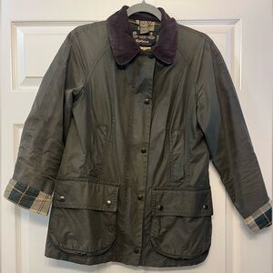 Barbour Tartan Jacket with Green and Yellow
